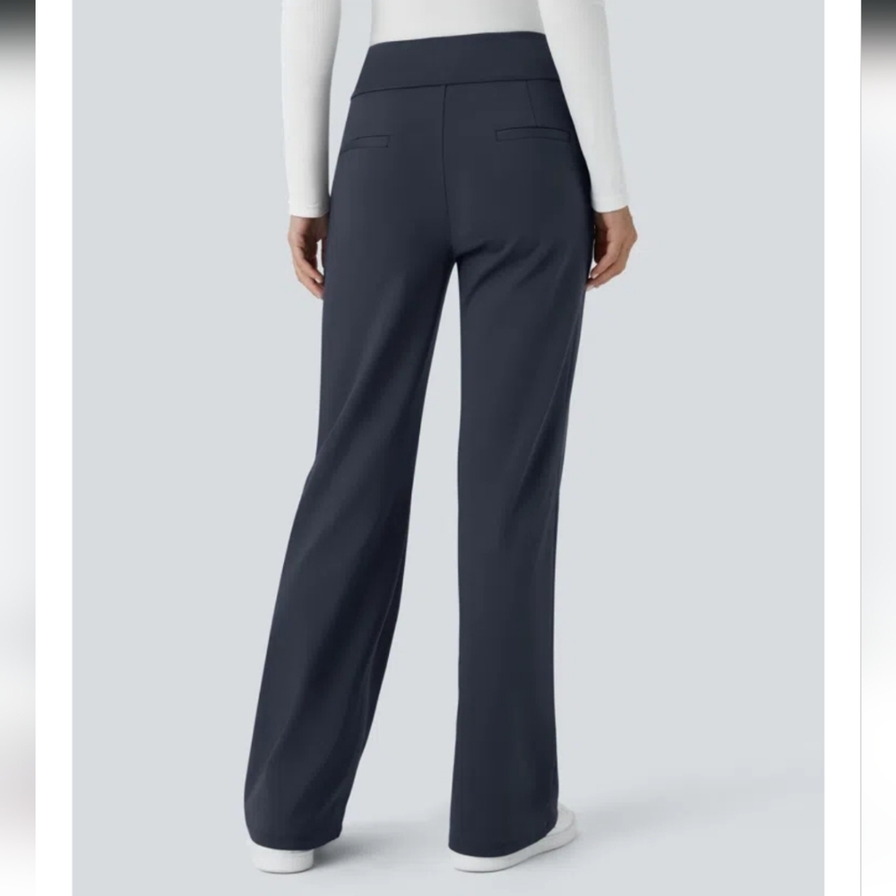 HALARA Women's Navy Boot Cut Flare Pants - Picture 3 of 8